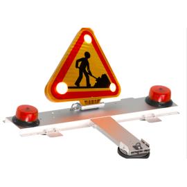 Magnetic T-bar with Triflash 500mm & flashing beacons